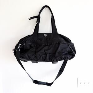 lululemon athletica Black Convertible Duffel Shoulder Bag